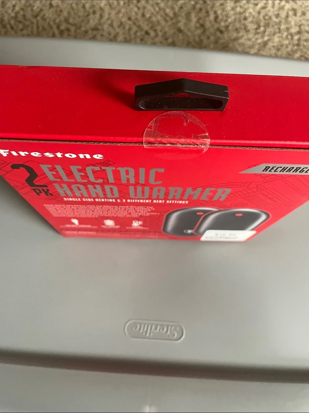 Firestone Rechargeable Electric Hand Warmer - Black